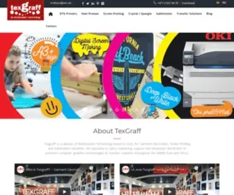 Texgraff.com(Solutions for Garment industries) Screenshot