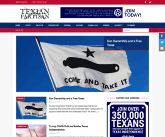 Texianpartisan.com(It's time) Screenshot