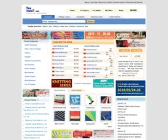 Texindex.com(China Textile & Apparel Online) Screenshot