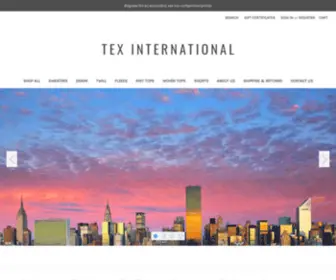 Texinternational.net(Our Story) Screenshot