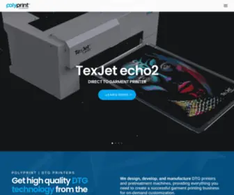 TexJetprinter.com(Polyprint) Screenshot