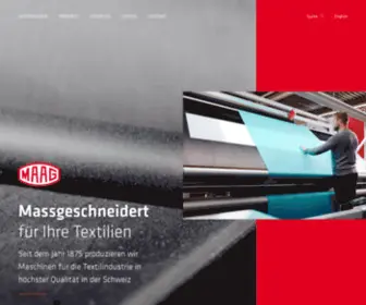 Texmaag.ch(Maag Textilmaschinen) Screenshot