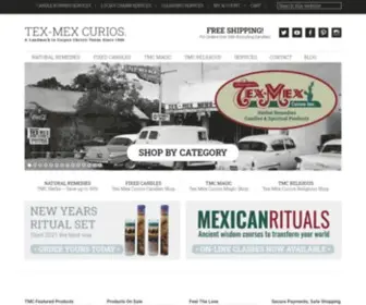 Texmexcurios.com(Tex-Mex Curios) Screenshot