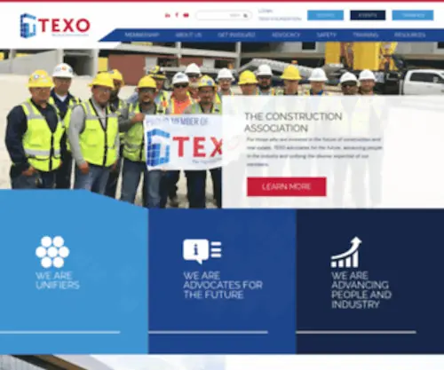 Texoassociation.org(TEXO Association) Screenshot