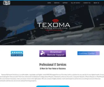 Texomans.com(MANAGED IT SERVICES) Screenshot