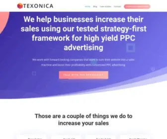 Texonica.com(Grow Sales with Our 360) Screenshot