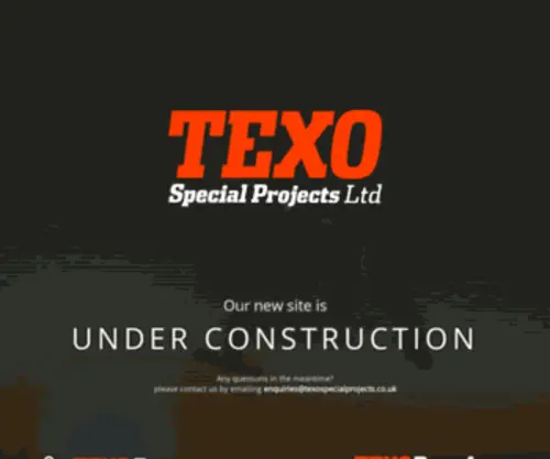 Texospecialprojects.co.uk(TEXO Special Projects Ltd) Screenshot