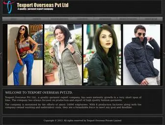 Texportoverseas.com(Texport Overseas) Screenshot