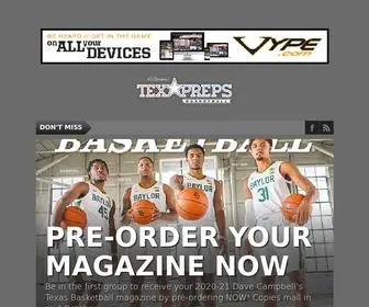 Texprepsbasketball.com(Giving Texas High School Basketball the Excitement It Deserves) Screenshot