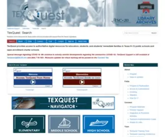 Texquest.net(Libguides) Screenshot