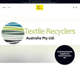 Texrecaus.com(Best Textile Recycling Solutions Australia) Screenshot