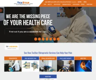 Texstarchiropractic.com(Chiropractor in Austin) Screenshot