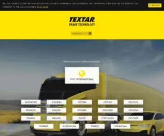 Textar.com(Textar Brake Technology) Screenshot