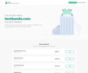 Textbands.com(Buy and Sell Domain Names) Screenshot