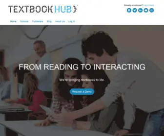 Textbookhub.com(We’re bringing textbooks to life) Screenshot