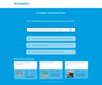 Textbookly.com(Compare Prices on New and Used Textbooks) Screenshot