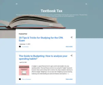 Textbooktax.com(Textbook Tax) Screenshot