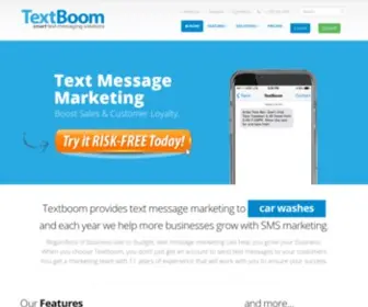 Textboom.com(Text Message Marketing) Screenshot