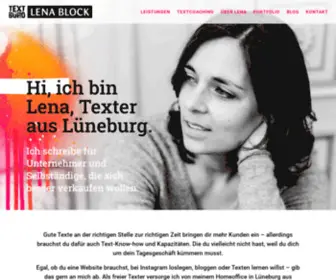 Textbueroblock.de(Texter für Websites) Screenshot