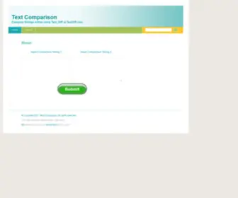 Textdiff.com(Text Comparison) Screenshot