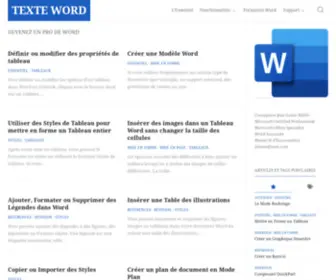 Texte-Word.com(Texte Word) Screenshot