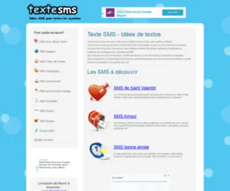 Textesms.fr(Texte SMS) Screenshot