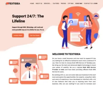 Textidea.com(Best Bulk SMS Service Provider India) Screenshot