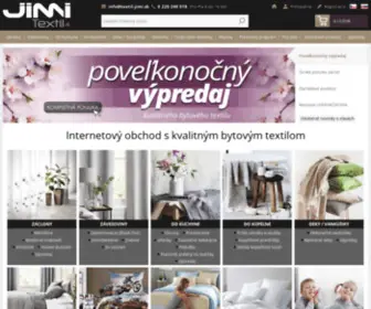 Textil-Jimi.sk(Spoľahlivý e) Screenshot
