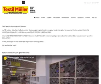 Textil-Mueller.at(Textil Müller) Screenshot