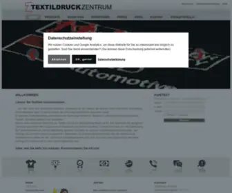 TextildruckZentrum.de(TEXTILDRUCK ZENTRUM) Screenshot