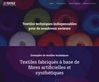 Textile-Sud-Performances.fr(Textiles techniques : caractéristiques et applications) Screenshot