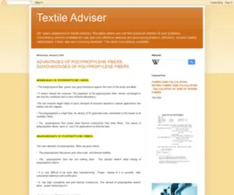 Textileadvisor.com(Textile Adviser) Screenshot