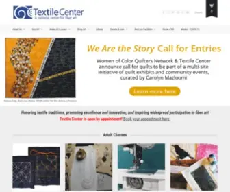 Textilecentermn.org(A National Center for Fiber Art) Screenshot