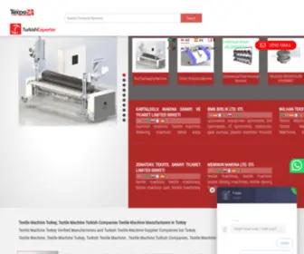 Textilemachineparts.net(Textile Machine Turkey) Screenshot