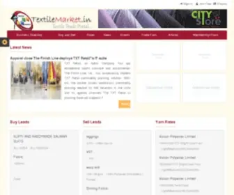 Textilemarket.in(Textile Trade Portal) Screenshot