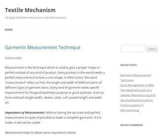 Textilemechanism.com(Textile Mechanism) Screenshot