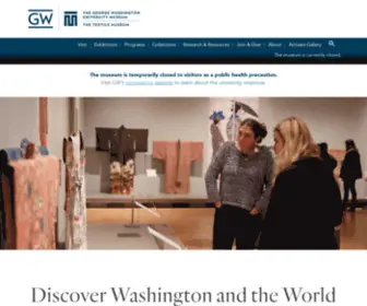 Textilemuseum.org(The George Washington University) Screenshot