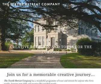 Textileretreats.com(The Textile Retreat Company) Screenshot