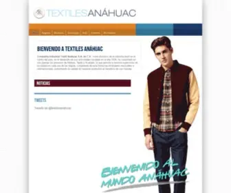 Textilesanahuac.com.mx(Anáhuac) Screenshot