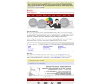 Textilesintelligence.com(Textiles Intelligence) Screenshot