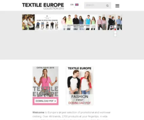 Textileurope.cz(CMS) Screenshot