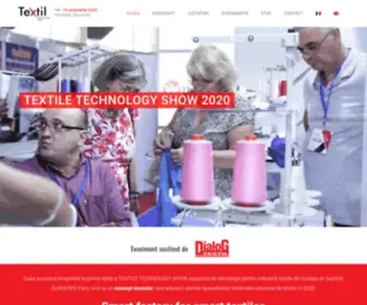Textilshow.ro(TEXTILE TECHNOLOGY SHOW) Screenshot