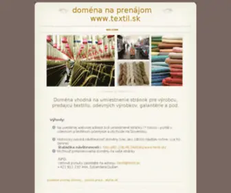 Textil.sk(Textil) Screenshot