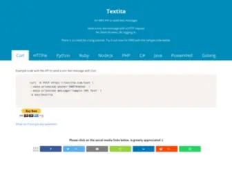 Textita.com(Receive verification code online) Screenshot