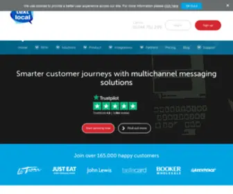 Textlocal.ie(Bulk SMS Marketing Service for Business) Screenshot