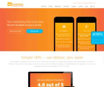 Textmarketer.co.uk(Text Marketer) Screenshot