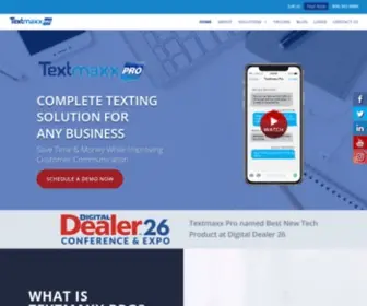 Textmaxxpro.com Screenshot