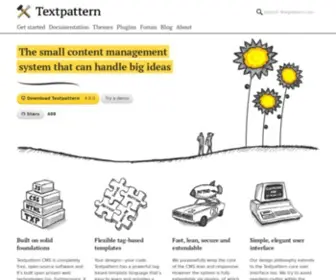 Textpattern.com(Textpattern CMS) Screenshot
