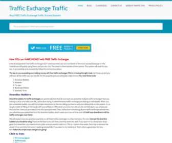 Textraffic.com(The key to you succeeding & making money with free traffic exchanges) Screenshot