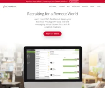 Textrecruit.com(Learn how iCIMS TextRecruit) Screenshot